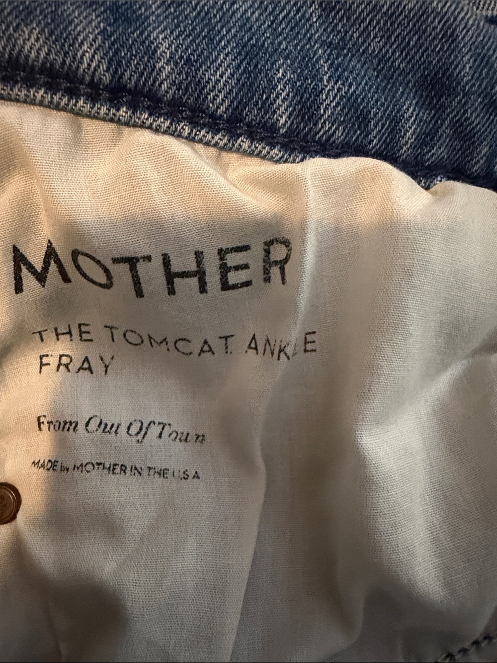 MOTHER Light Blue Slim Straight Jeans - Picture 15 of 15